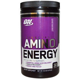 Optimum Nutrition, Энергетическая добавка с незаменимыми аминокислотами, Виноград, 0,6 фунтов (270 г) OPN-02665 фото