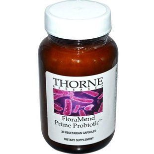 Thorne Research, FloraMend Prime Probiotic, пробиотик 30 овощных капсул THR-04811 фото