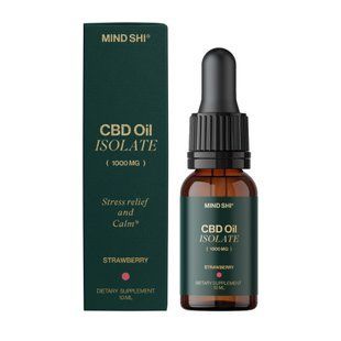 CBD Oil Isolate 1000 mg Strawberry - 10 ml (Повреждена этикетка) 2024-11-0239 фото