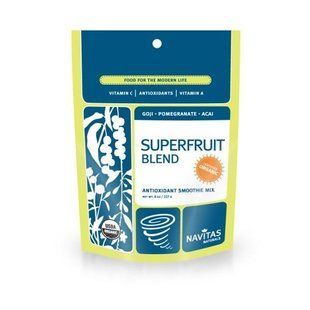 Navitas Organics, Органика, Смесь суперфруктов, Смесь для приготовления смузи с антиоксидантами, 8 унций (227 г) NAV-00041 фото