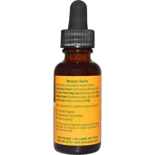 Herb Pharm, Коровяк и чеснок, 1 жидкая унция (29,6 мл) HBP-00411 фото