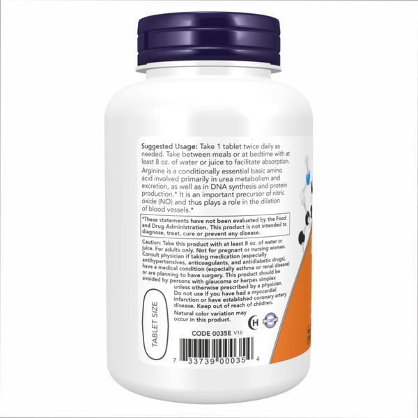 L-Arginine 1000mg - 120 tabs 2022-10-0647 фото