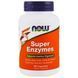 Травні ферменти Super Enzymes, NowFoods, 90 капс. NOW-02963 фото 1