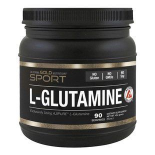 California Gold Nutrition, SPORT, Kyowa Hakko, Pure L-Glutamine Powder, 16 унций (454 г) CGN-01060 фото