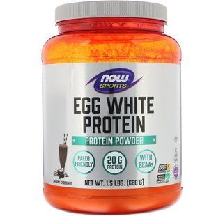 Now Foods, Протеин яичного белка, насыщенный шоколадный вкус, 1,5 фунта (680 г) NOW-02044 фото