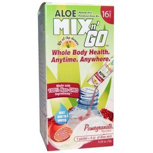 Lily of the Desert, Aloe Mix n Go, Pomegranate Flavored, 16 Packs, 0.25 oz (7 g) Each LTD-76216 фото