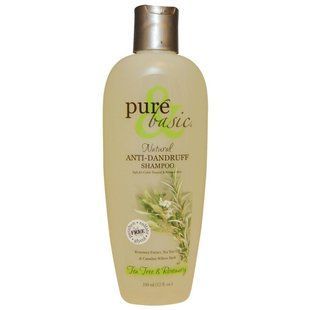 Pure & Basic, Натуральный шампунь против перхоти, чайное дерево и розмарин, 12 жидких унций (350 мл) PUB-03102 фото