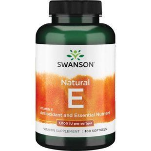 Витамин Е (Vitamin E) Swanson токоферолы Tocopherols 1000 Mix (100капc.), Swanson SW144 фото