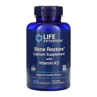 Bone Restore with Vitamin K2 - 120 caps (Повреждена банка) 2023-10-7762 фото
