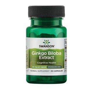 Ginkgo Biloba Extract 60mg - 30caps 100-93-9105295-20 фото