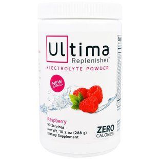 Ultima Health Products, Предельный восполнитель, порошок электролитов с малиновым вкусом, 10,2 унции (288 г) UHP-00033 фото