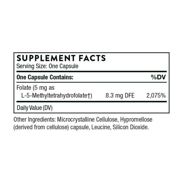 5-MTHF 5 mg - 60 caps 2023-10-3058 фото