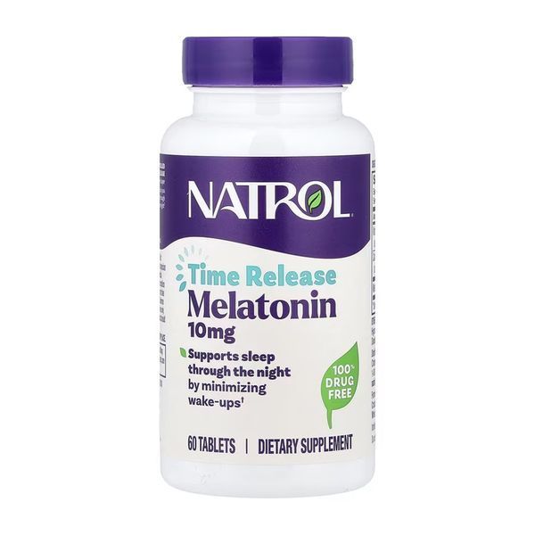 Time Release Melatonin 10mg - 60 tab 100-13-0525184-20 фото