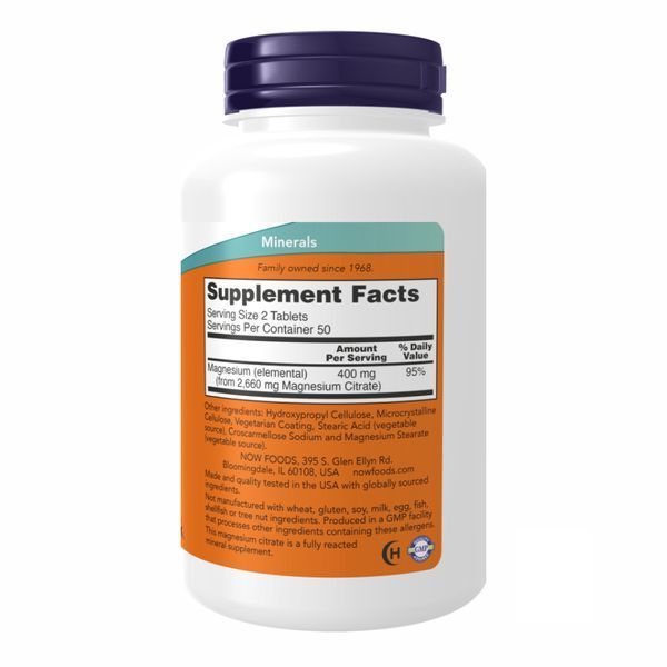 Magnesium Citrate 200mg - 100 tabs 2022-10-0029 фото