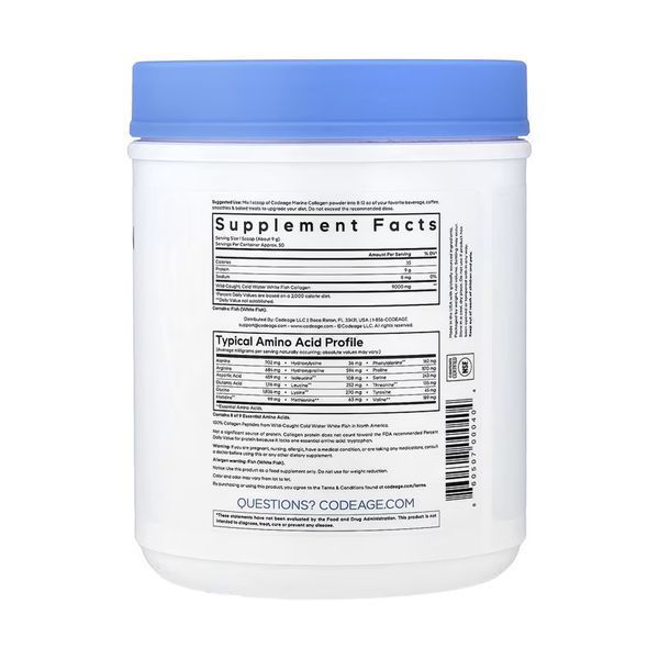 Wild Caught Marine Collagen Powder - 450g 2024-11-0124 фото