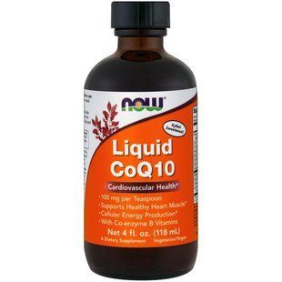 Now Foods, Рідкий CoQ10, 4 рідкі унції (118 мл) NOW-03186 фото