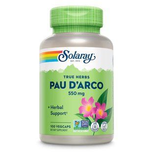 Pau D'Arco Bark 550mg - 100 vcaps 2022-10-1780 фото