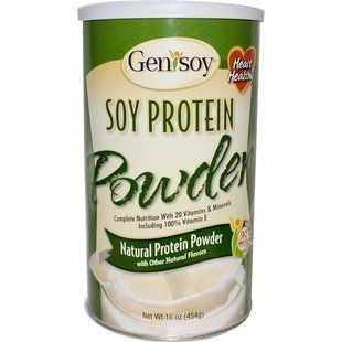 GeniSoy Products, Соевый протеиновый порошок, натуральный протеиновый порошок, 16 унций (454 г) GEP-04150 фото