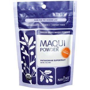 Navitas Organics, Органический порошок из патагонских ягод маки Maqui Порошок, Patagonian Superfruit, 85 г NAV-00064 фото