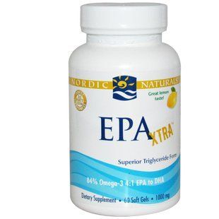 Nordic Naturals, ЕПК Екстра, лимон, 1000 мг, 60 гельових капсул NOR-01751 фото