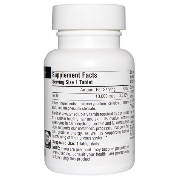 Source Naturals, Биотин, 10000 мкг, 120 таблеток SNS-02633 фото