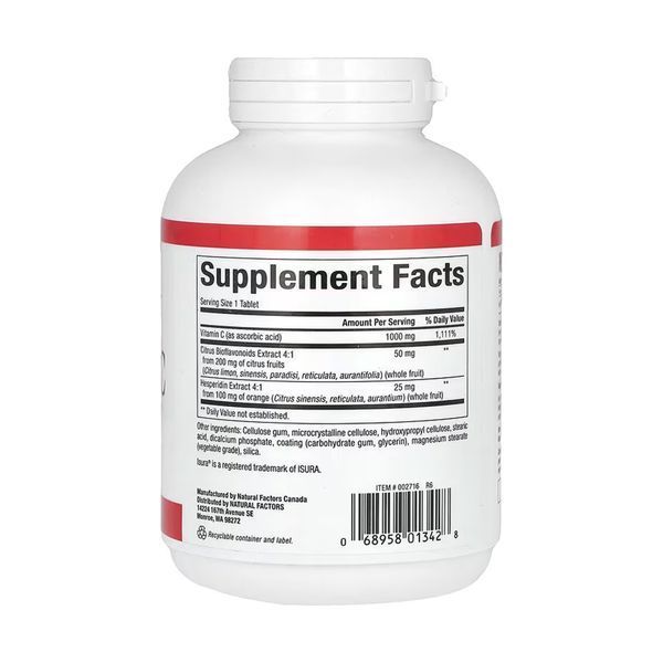 Vitamin C 1000mg - 180 tabs 2023-10-6554 фото