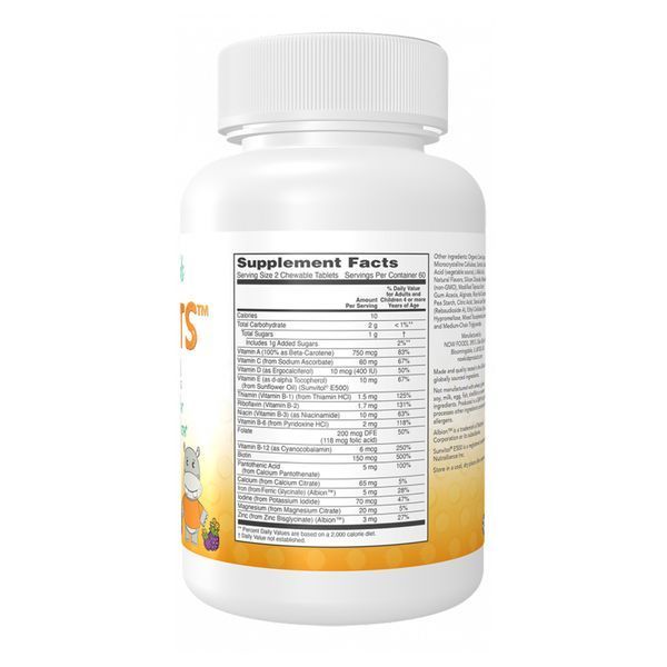 Kid Vits&trade; Grape Splash - 120 Chewable tabs 2023-10-5837 фото