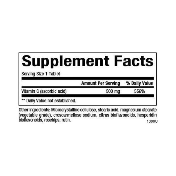 Vitamin C 500mg - 90 tabs 2023-10-3810 фото