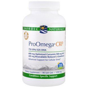 Nordic Naturals Professional, ProOmega CRP, 1250 мг, 90 желатиновых капсул NOR-03125 фото