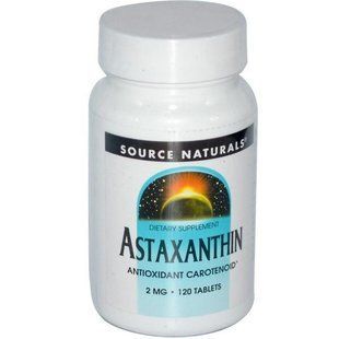Source Naturals Астаксантин, 2 мг, 120 таблеток SNS-01502 фото
