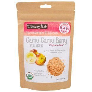 Wilderness Poets, Living Raw Foods, Порошок Ягоды Камю Камю, 3,5 унции (99 г) WLP-00625 фото