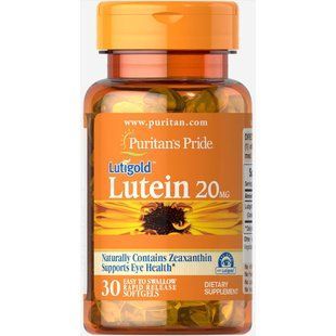 Lutein 20mg - 30softgels 100-27-5890006-20 фото