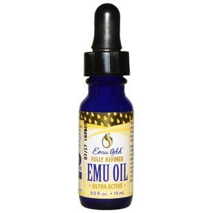 Emu Gold, Полностью рафинированное масло Эму, 0.5 жидких унций (30 мл) EMU-43279 фото