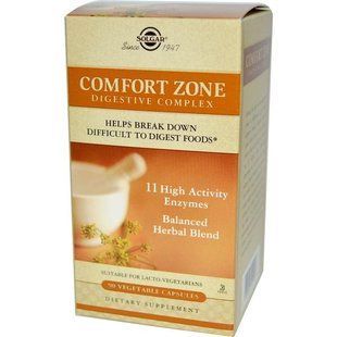 Solgar, Comfort Zone Digestive Complex, 90 Veg Caps SOL-51299 фото