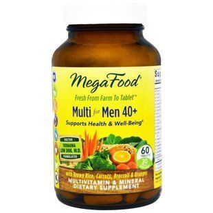 MegaFood, Мультивитамин для мужчин от 40 лет, 60 таблеток MGF-10317 фото