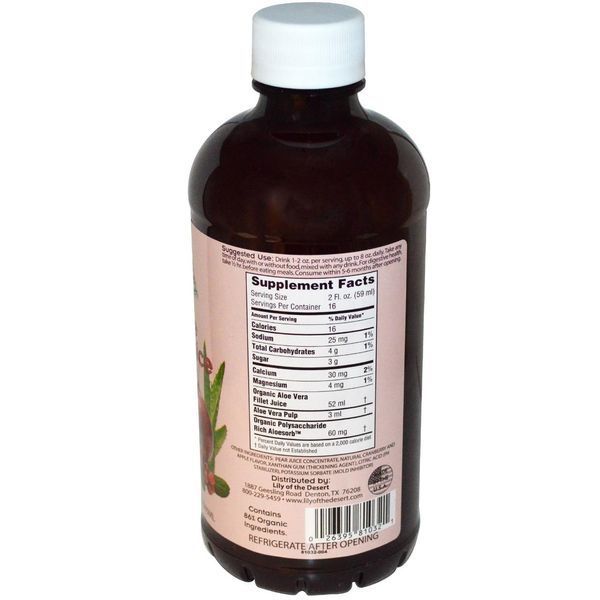 Lily of the Desert, Сок алоэ вера со вкусом клюквы и яблока, 32 жидк. унц. (946 мл) LTD-81032 фото