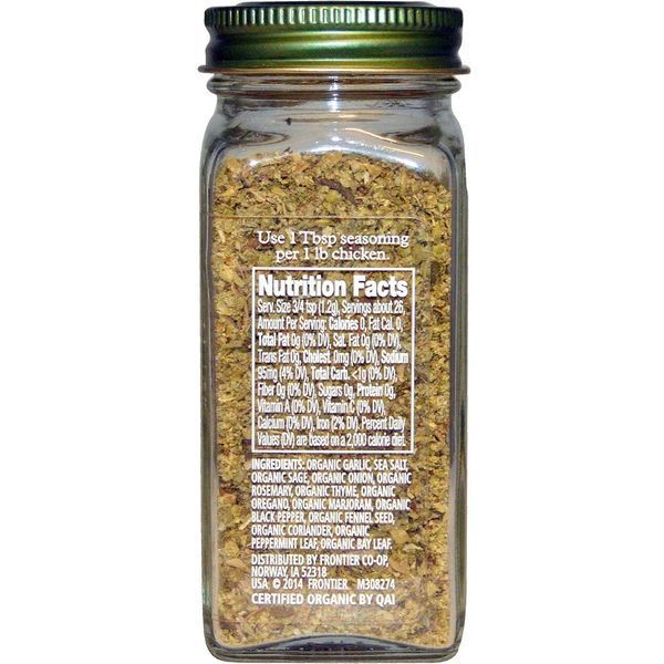Simply Organic, Приправа для гриля, курка, органічна, 1,1 унції (31 г) SOG-15724 фото