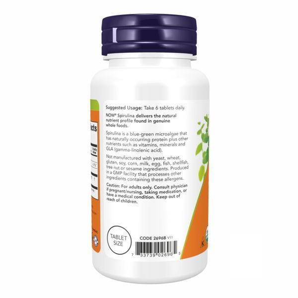 Spirulina 500 mg - 100 tabs 2022-10-0083 фото