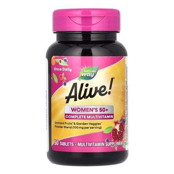 Women's 50+ Complete Multivitamin - 50 tabs (Пошкоджена банка) 2023-10-7916 фото