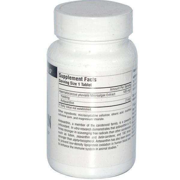 Source Naturals Астаксантин, 2 мг, 120 таблеток SNS-01502 фото