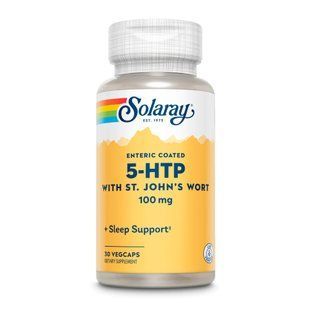 Guaranteed Potency 5-HTP + St. John's 100mg - 30 vcaps 2022-10-1018 фото