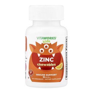VitaWorks Kids Zinc - 120 chewables 2023-10-7256 фото