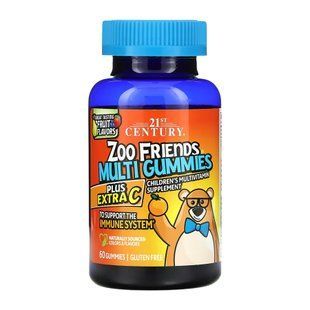 Zoo Friends Multi Gummies Plus Extra C - 60 gummies 2023-10-7121 фото