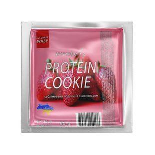 Protein Cookie - 60g Strawberry (Поштучно) 2023-10-3727 фото