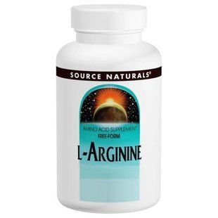 Source Naturals, L-аргінін, Вільна форма, 1000 мг, 100 таблеток SNS-01842 фото