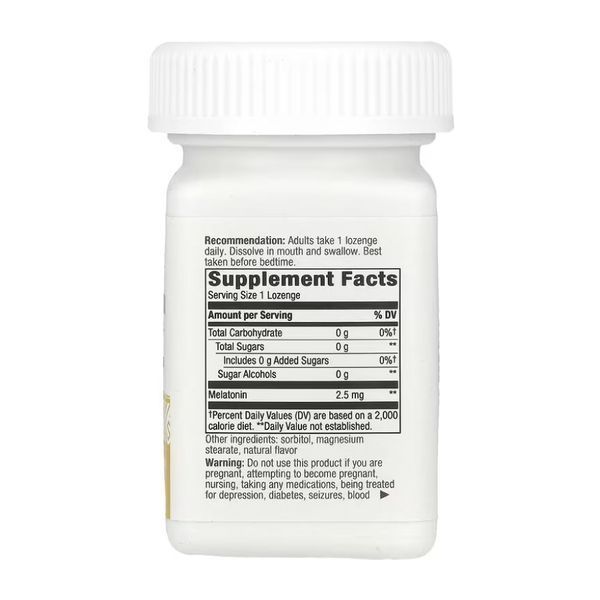 Melatonin - 100 Lozenges 2023-10-3203 фото
