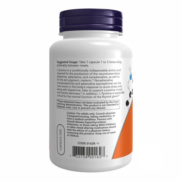L-TYROSINE 500mg - 120 caps 2022-09-1177 фото