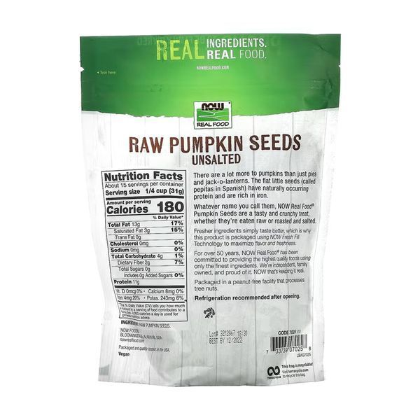 Pumkin Seeds Raw - 454g 2023-10-7546 фото