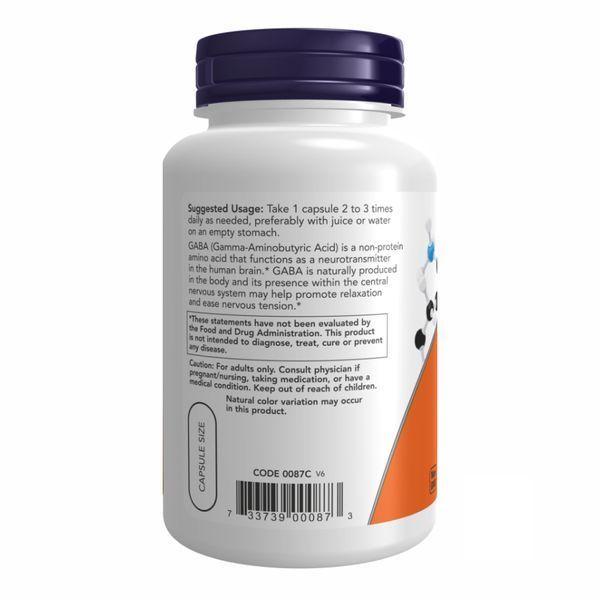 GABA 500mg - 100vcaps 100-14-1805899-20 фото