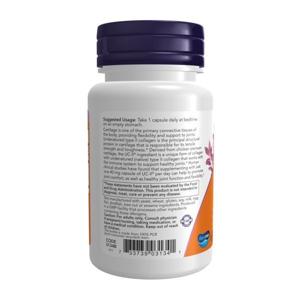 UC-II&reg; Type II Collagen 40mg - 120 vcaps 2023-10-2822 фото